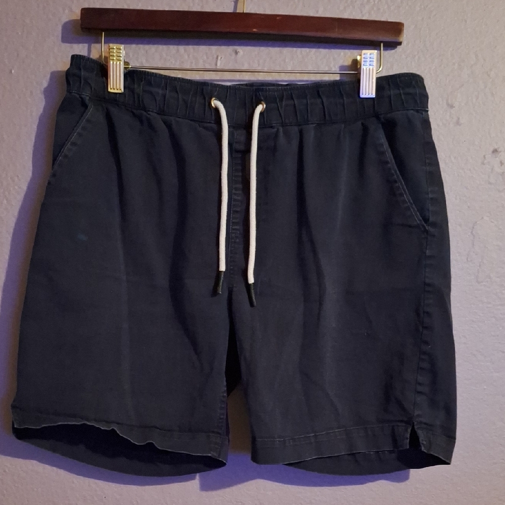 Men's Navy Athletic Shorts with Drawstring